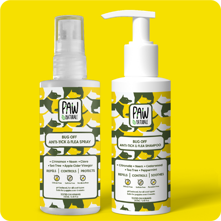 Bug Off Tick and Flea Combo PAW NATURALE